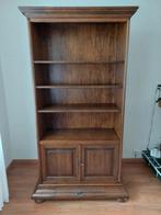 Notenhouten Boekenkast 195x90x38, Huis en Inrichting, Ophalen, Met deur(en), Klassiek, 50 tot 100 cm