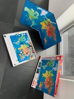 Janod puzzel: wereldmap puzzel, Meer dan 50 stukjes, Ophalen of Verzenden, Zo goed als nieuw