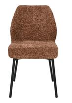 Eetkamerstoel 'Tess' Bordeaux | Livingfurn, Hout, Overige kleuren, Japandi, Hotel Chique, Modern, Ophalen of Verzenden