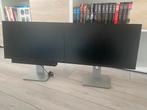 Monitoren Dell U2414Hb 24 inch monitor (2 stuks):, Ophalen, IPS, Full HD, Zo goed als nieuw