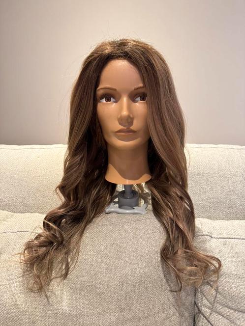 Hairpiece/haarstuk/pruik van GIS hairstyling echt haar!, Sieraden, Tassen en Uiterlijk, Uiterlijk | Haarverzorging, Zo goed als nieuw