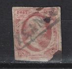 Nederland 2 gebruikt Willem III 1852 ; Nederland voor 10% CW, Verzenden, T/m 1940, Gestempeld