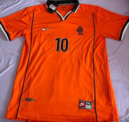 Nederlands Elftal Shirt 1998 – Dennis Bergkamp #10 –Maat XXL, Sport en Fitness, Voetbal, Nieuw, Shirt, Groter dan maat XL, Verzenden