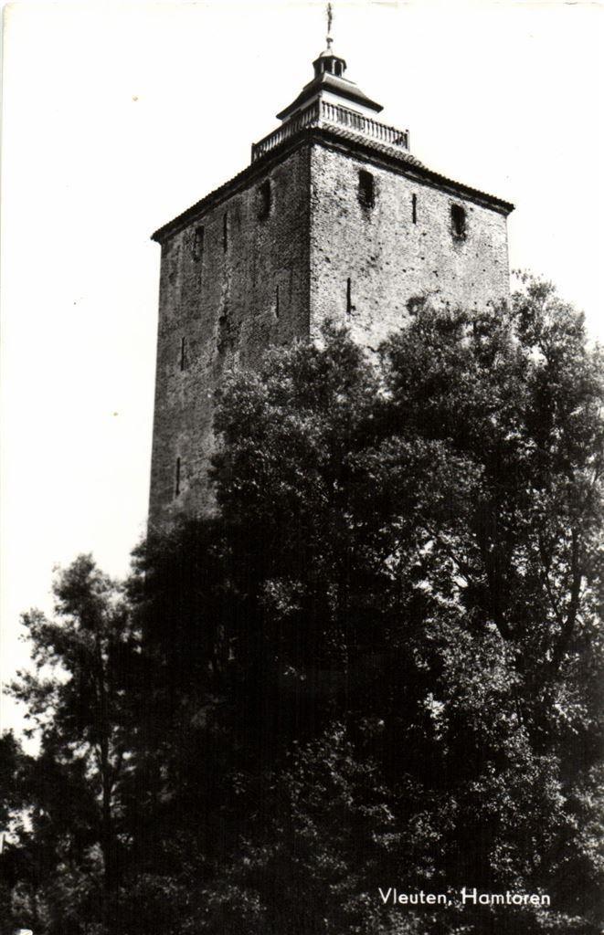 Vleuten, Hamtoren - ongelopen, Verzamelen, Ansichtkaarten | Nederland, Ongelopen, Noord-Brabant, Voor 1920, Ophalen of Verzenden