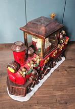 Kerstman in Trein Vintage, 80x60x25, Diversen, Kerst, Ophalen, Zo goed als nieuw