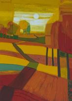 Ton Schulten - kleurenzeefdruk | 'Zonnebergweg' | INGELIJST, Antiek en Kunst, Kunst | Litho's en Zeefdrukken, Ophalen