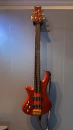 Linkshandige Schecter Stilleto studio 5 FL, Muziek en Instrumenten, Snaarinstrumenten | Gitaren | Bas, Ophalen, Gebruikt, Elektrisch