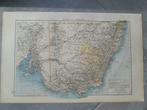 182 / Zuid Oost Auustralië  Schitterende Litho uit 1899, Ophalen of Verzenden