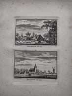 251-252 Hilversum en Blaricum Kopergravure dl 3 18e Eeuw, Antiek en Kunst, Kunst | Etsen en Gravures, Ophalen of Verzenden