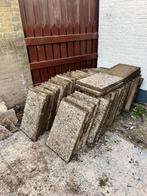Grindtegels 60x40cm - GRATIS, Tuin en Terras, Tegels en Klinkers, Ophalen, Gebruikt, 10 m² of meer, Beton