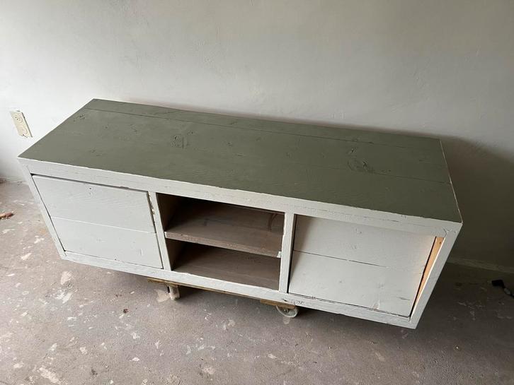 Gratis Ophalen Steigerhout Televisie Meubel Dressoir, Huis en Inrichting, Kasten | Televisiemeubels, Gebruikt, Minder dan 100 cm