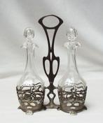 Art Nouveau olie -en azijnstel., Ophalen of Verzenden