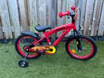 Volare Disney Cars fiets 16 inch, Fietsen en Brommers, Ophalen of Verzenden, Zo goed als nieuw