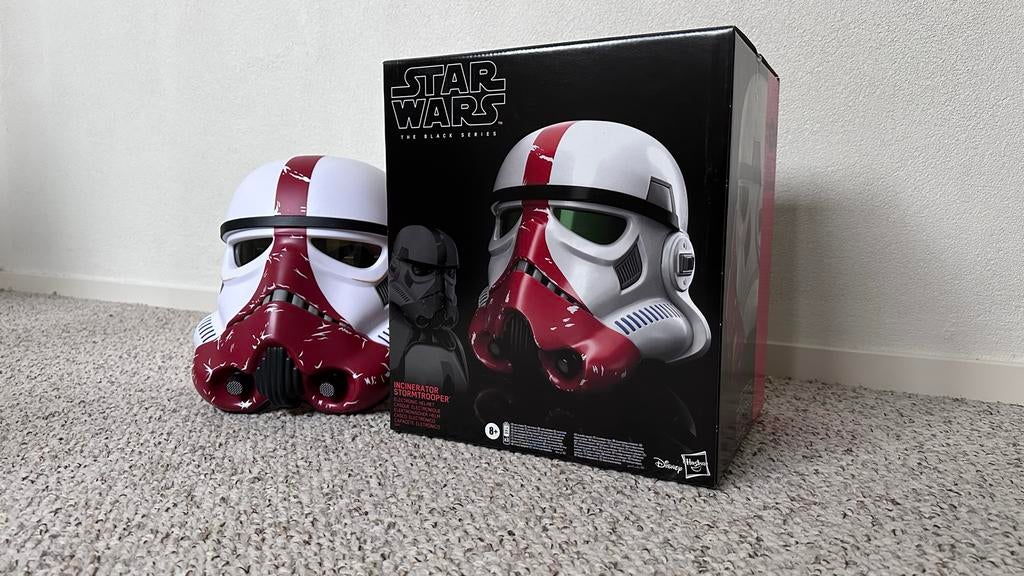 Hasbro Star Wars Black Series Flame Trooper Helm, Verzamelen, Star Wars, Verzenden, Zo goed als nieuw