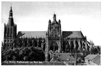 Ansicht/postkaart Kathedraal St.Jan Den Bosch beschikbaar voor biedingen