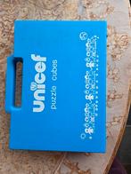 Unicef blokken puzzel, Ophalen of Verzenden, 10 tot 50 stukjes, Zo goed als nieuw