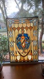 Prachtig gaaf glas in lood raam in prima staat, Ophalen