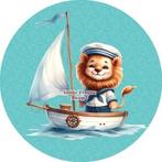 L471 icing frosting leeuw bootje 20cm eetbare taart print, Ophalen of Verzenden, Nieuw, Taarten, Versiering