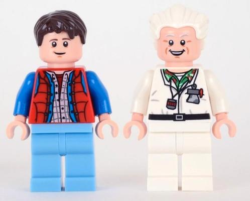 Lego back to the future marty mcfly en doc brown, Kinderen en Baby's, Speelgoed | Duplo en Lego, Nieuw, Ophalen of Verzenden