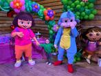 Mooie Dora en Boots mascottes met acteur op je feestje?, Ophalen of Verzenden, Nieuw