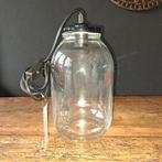 Glazen Stolp Lamp, Ophalen of Verzenden, Modern, Minder dan 50 cm, Glas
