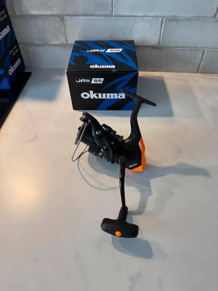 nieuwe okuma jaw 55 molens, Watersport en Boten, Hengelsport | Zeevissen, Nieuw, Molen, Ophalen of Verzenden