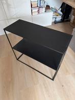 Bijzettafeltje | zwart, 50 tot 100 cm, Ophalen of Verzenden, Zo goed als nieuw, Metaal