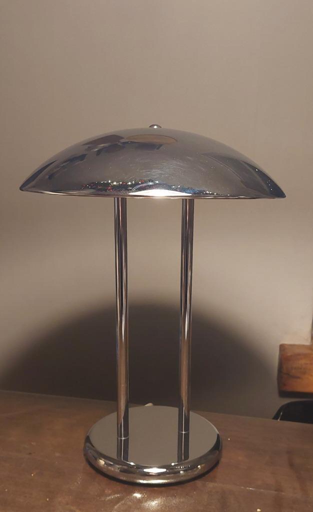Ikea BRAD mushroom jaren 80 prachtige lamp, Huis en Inrichting, Lampen | Tafellampen, Zo goed als nieuw, Minder dan 50 cm, Metaal