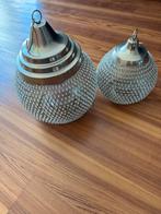 Set 2 Oosterse kaarsen/waxine kandelaars, Huis en Inrichting, Woonaccessoires | Kandelaars en Kaarsen, Ophalen, Overige materialen