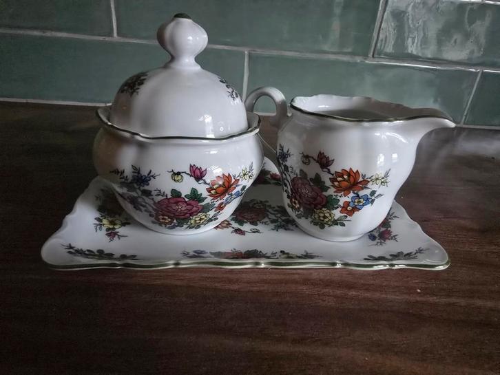 Brocant roomstel, Antiek en Kunst, Antiek | Servies los, Ophalen of Verzenden