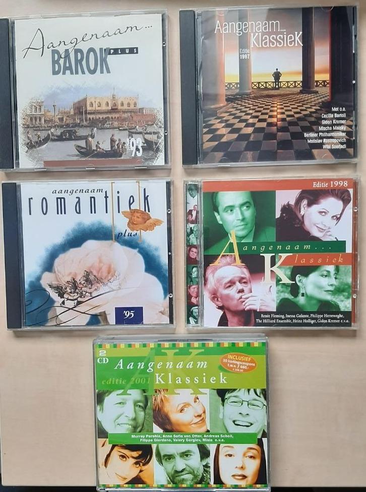 Aangenaam Barok, Romantiek en Klassiek (5 CD's), Cd's en Dvd's, Cd's | Klassiek, Zo goed als nieuw, Verzenden