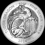 23 x 10 ounce tudor dragon 2024, Ophalen of Verzenden, Zilver