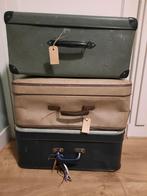 Vintage koffers, extra hoog, Ophalen of Verzenden