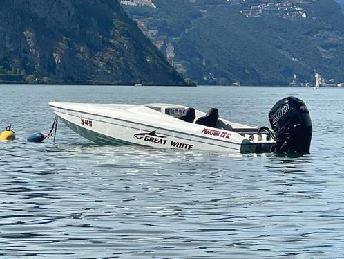 Phantom 23XL met Mercury Verado 400 R en Tandemasser, Watersport en Boten, Speedboten, Gebruikt, 6 meter of meer, Benzine, 200 pk of meer