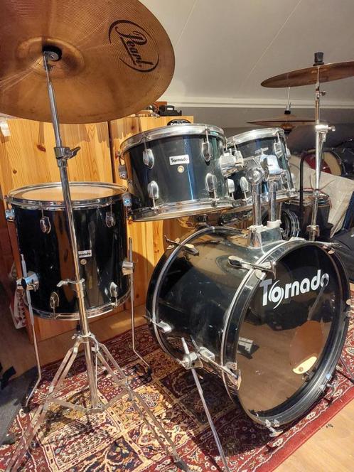 Tornado Drumstel, Muziek en Instrumenten, Drumstellen en Slagwerk, Gebruikt, Overige merken, Ophalen