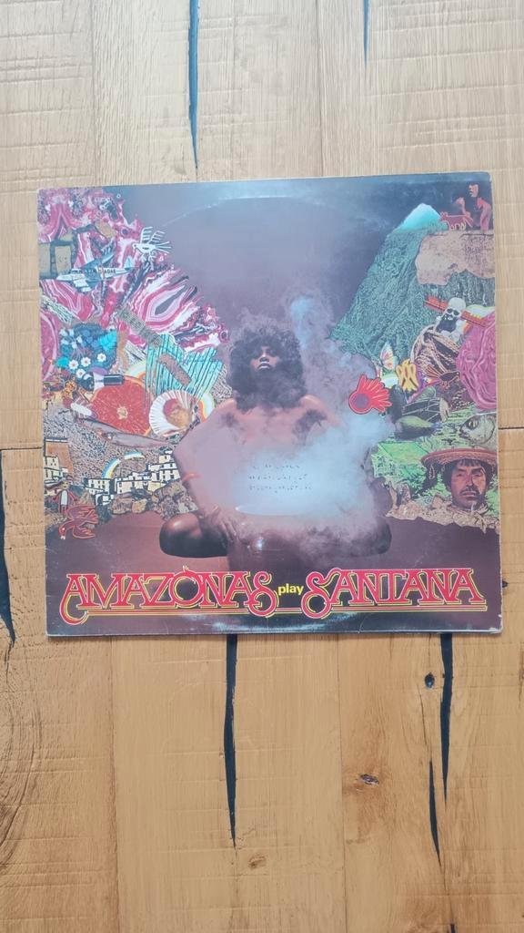 Amazonas play Santana, Cd's en Dvd's, Vinyl | Rock, Gebruikt, Poprock, 12 inch, Ophalen of Verzenden