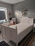 Brocante bed 120 x1.90cm inclusief matras en lattenbodem., Ophalen