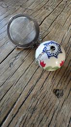 Bunzlau theezeefje, Huis en Inrichting, Keuken | Servies, Keramiek, Overige typen, Ophalen of Verzenden, Zo goed als nieuw