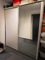 Schuifdeurkast wit met speigel, Huis en Inrichting, Ophalen of Verzenden, Zo goed als nieuw, 50 tot 75 cm, 200 cm of meer