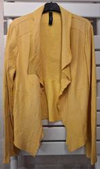 Marc Cain Geel Leren Jasje Maat 36, Marc Cain, Geel, Ophalen of Verzenden, Zo goed als nieuw