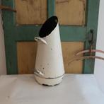 Kolenbak brikettenbak kolenkit metaal ijzer origineel wit, Ophalen of Verzenden