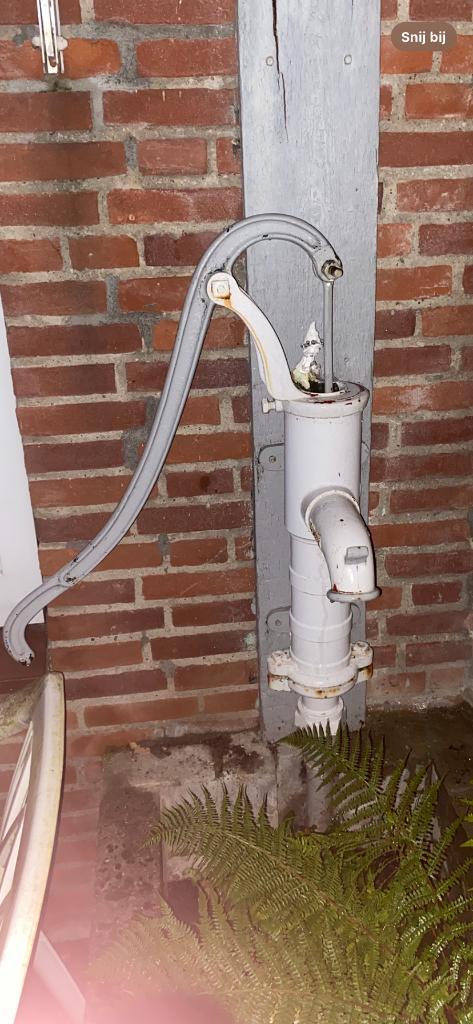 Antieke waterpomp, Tuin en Terras, Waterpompen, Gebruikt, Handmatig, Bronpomp, Ophalen