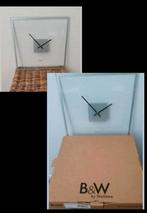 Nieuwe wandklok glas in doos ! Lees beschrijving!, Huis en Inrichting, Woonaccessoires | Klokken, Ophalen, Nieuw, Wandklok