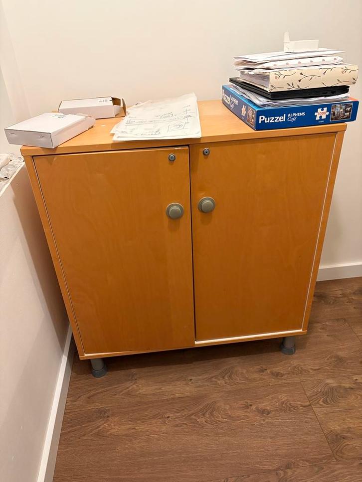 Ikea galant kantoorkast met deuren, Huis en Inrichting, Kasten | Roldeurkasten en Archiefkasten, Zo goed als nieuw, Minder dan 100 cm
