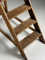 Bibliotheektrap landelijk groot, Doe-het-zelf en Verbouw, Ladders en Trappen, Ophalen, Zo goed als nieuw, 2 tot 4 meter