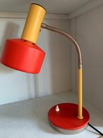 Vintage Rood Gele jaren '80 bureaulamp (Deens), Ophalen of Verzenden, Zo goed als nieuw, Mid century Vintage, Metaal
