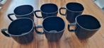 6 IKEA shiny black cups, Huis en Inrichting, Keuken | Servies, Ophalen, Zo goed als nieuw, Overige stijlen, Kop(pen) en/of Schotel(s)