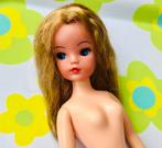 Vintage Sindy Barbie met koperblond/ rood haar, hard hoofdje, Ophalen of Verzenden, Gebruikt, Fashion Doll