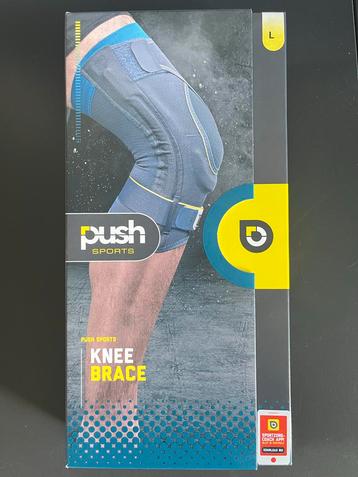 Gloednieuwe push sports knie brace maat L beschikbaar voor biedingen