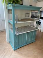 Caviahok - 2 verdiepingen en opslag, Dieren en Toebehoren, Knaagdieren en Konijnen | Hokken en Kooien, Ophalen of Verzenden, 90 cm of meer